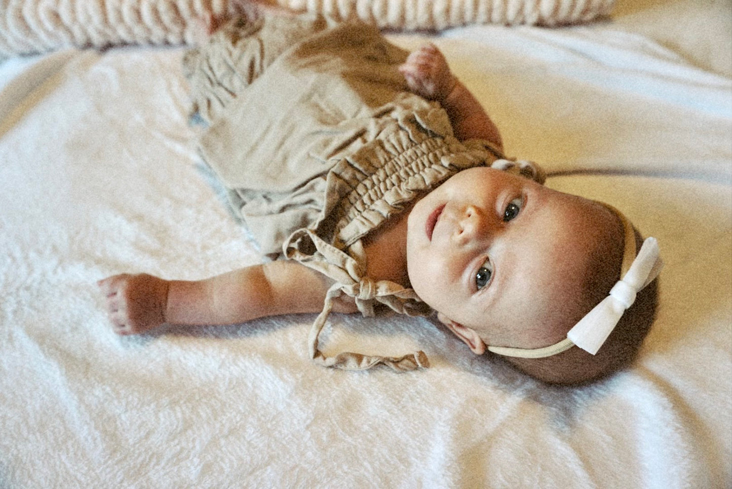 Bamboo Muslin Tie Set - Tan