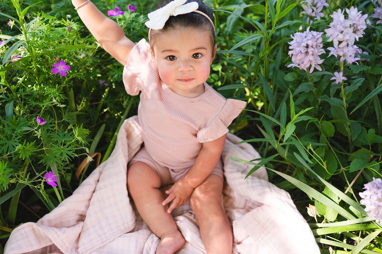 Knot Bow Headband - White - Harp Angel Boutique
