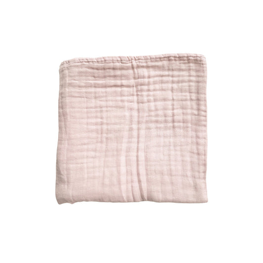 Muslin 6 - Layer Blanket - Baby Pink - Harp Angel Boutique
