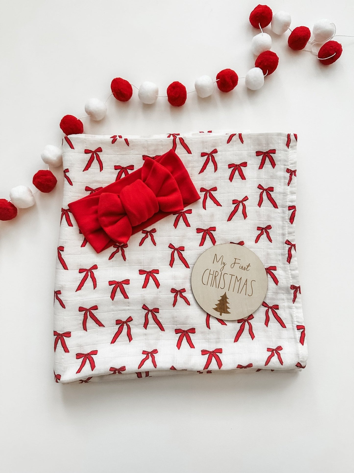 My First Christmas Milestone Disc - Harp Angel Boutique