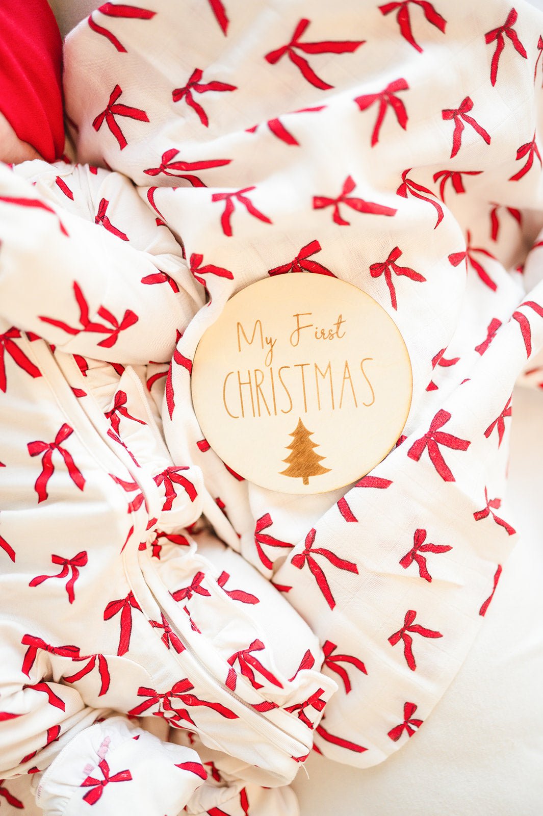 My First Christmas Milestone Disc - Harp Angel Boutique