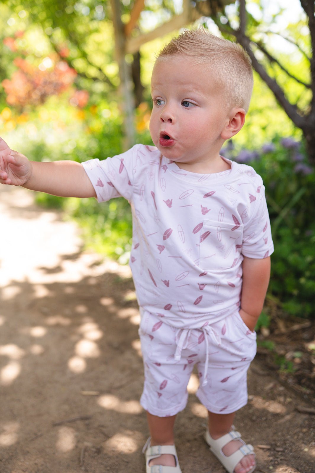 Two - Piece Short Set - Surf - Harp Angel Boutique