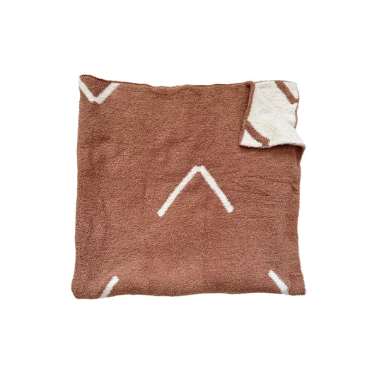 Arrow Blanket - Caramel/Cream - Harp Angel Boutique