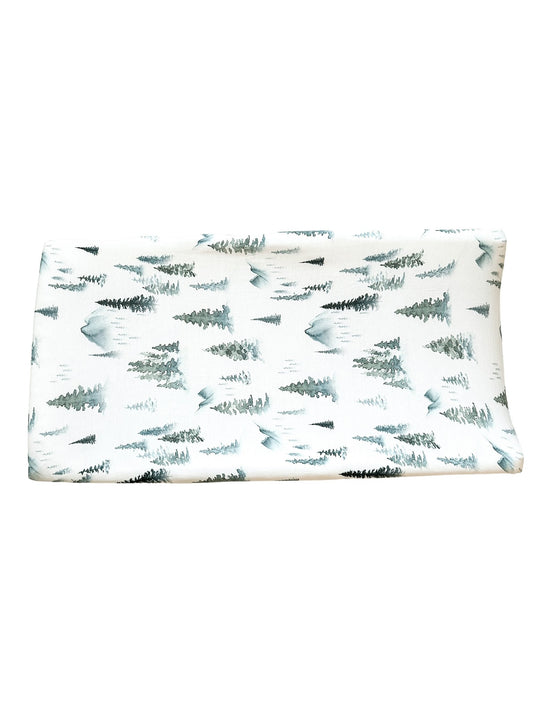 Bamboo Premium Changing Pad Cover - Forest Green - Harp Angel Boutique