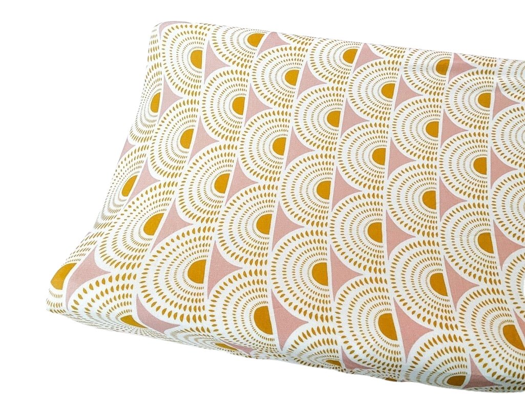 Bamboo Premium Changing Pad Cover - Vintage Sunshine - Harp Angel Boutique