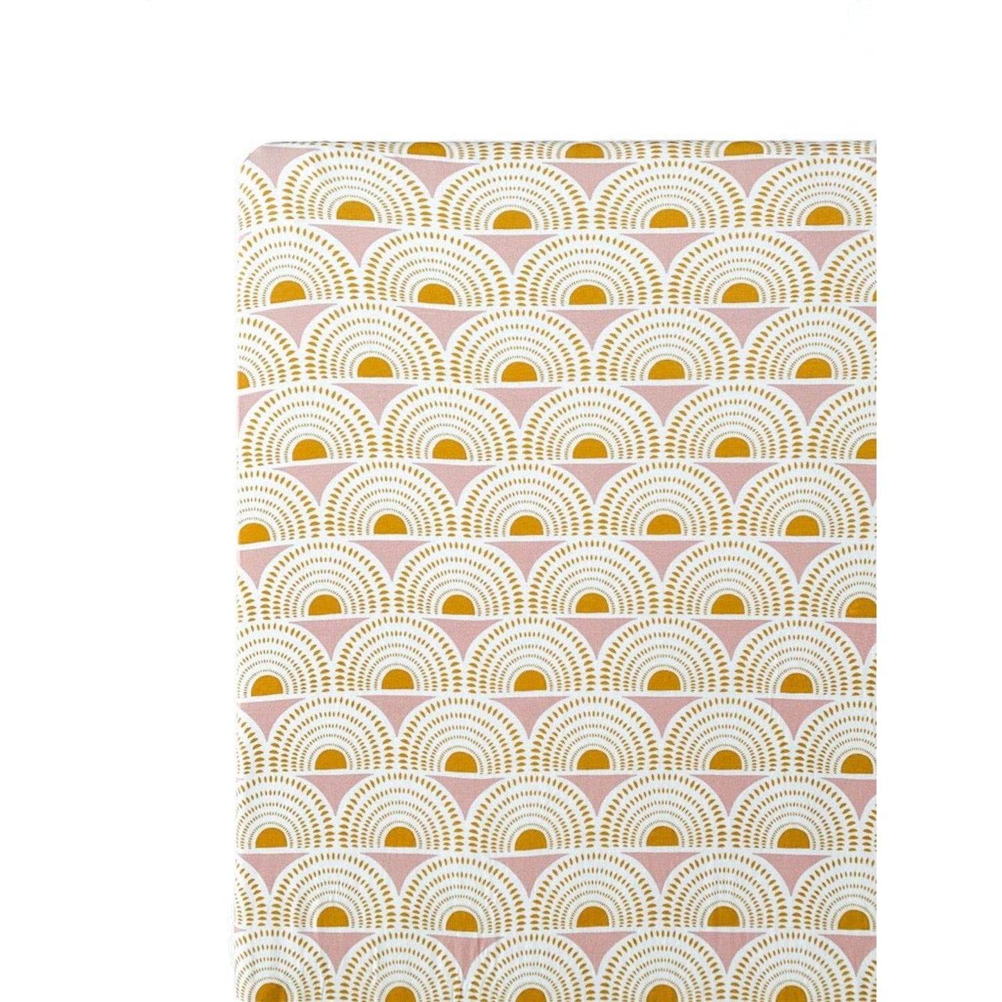 Bamboo Premium Fitted Crib Sheet - Vintage Sunshine - Harp Angel Boutique