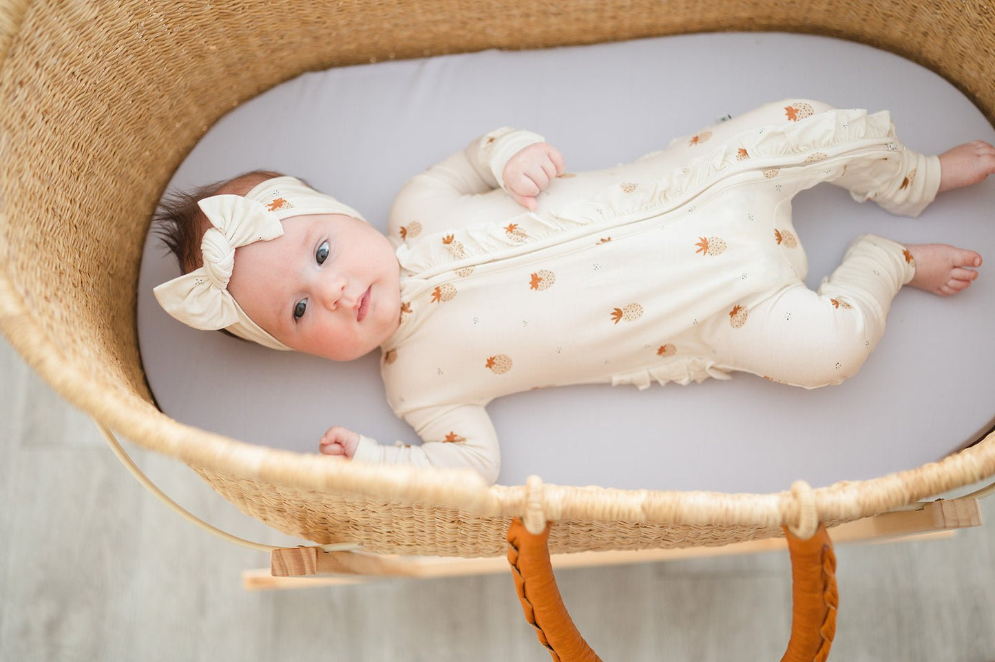 Boho Strawberry Bow Headband - Harp Angel Boutique