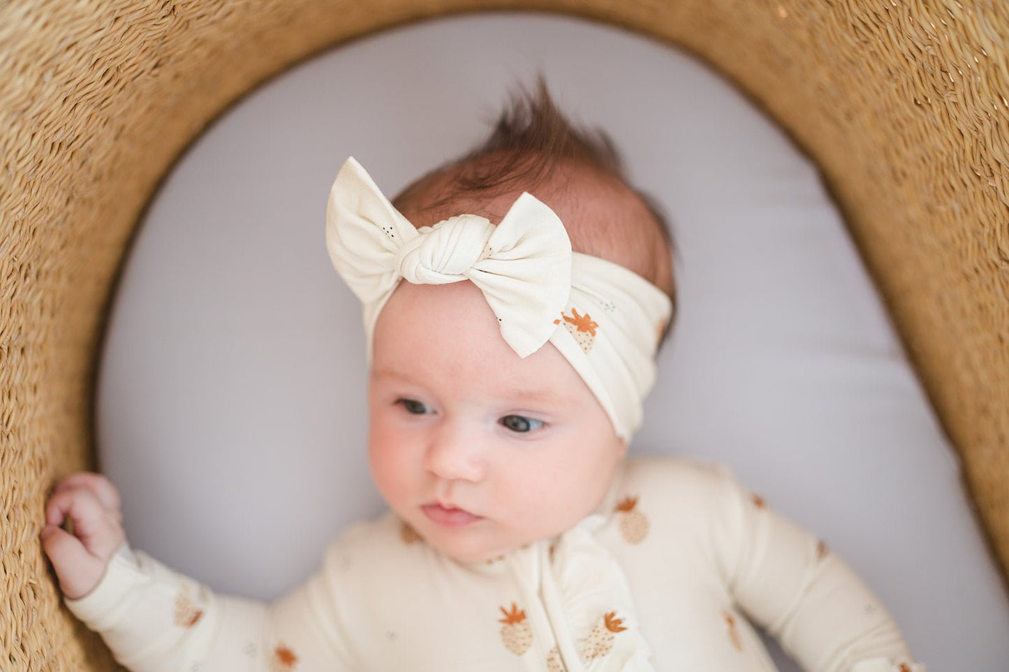 Boho Strawberry Bow Headband - Harp Angel Boutique