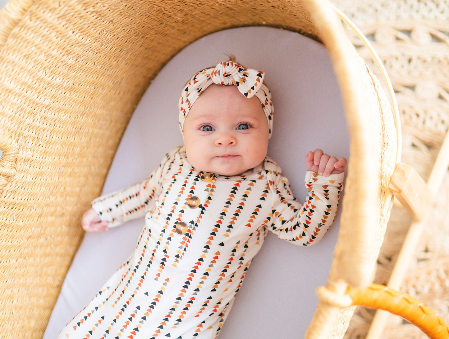 Boho Triangle Bow Headband - Harp Angel Boutique