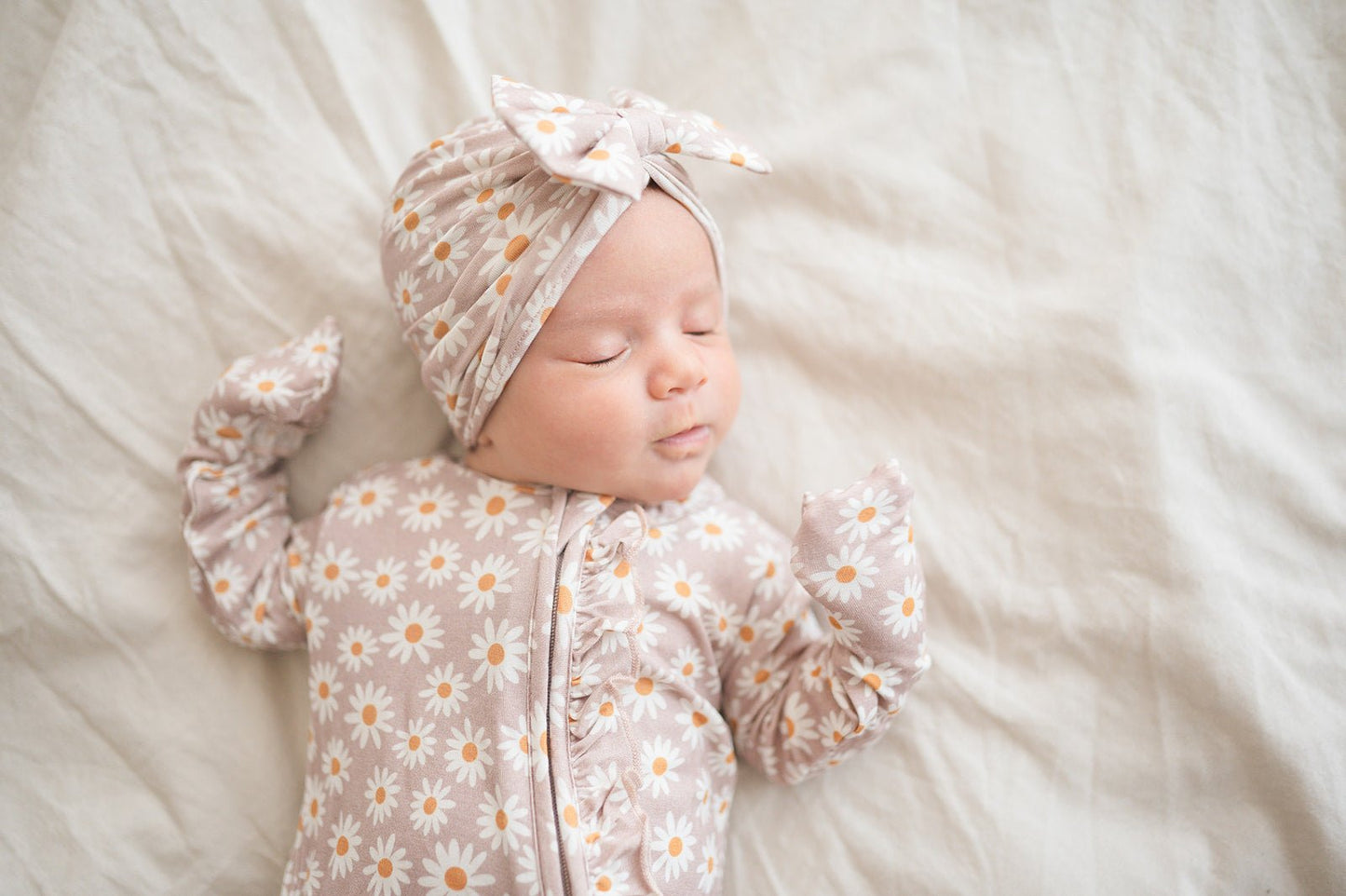 Bow Turban Hat - Dusty Daisy - Harp Angel Boutique