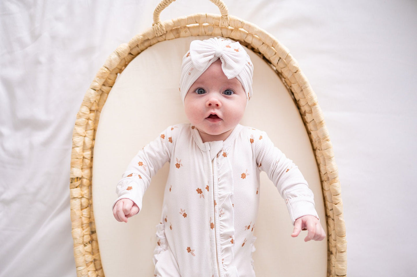 Bow Turban Hat - Fleur - Harp Angel Boutique