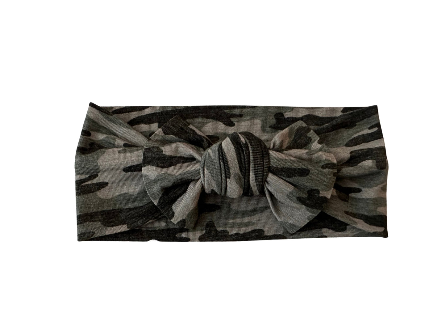 Camo Bow Headband - Harp Angel Boutique