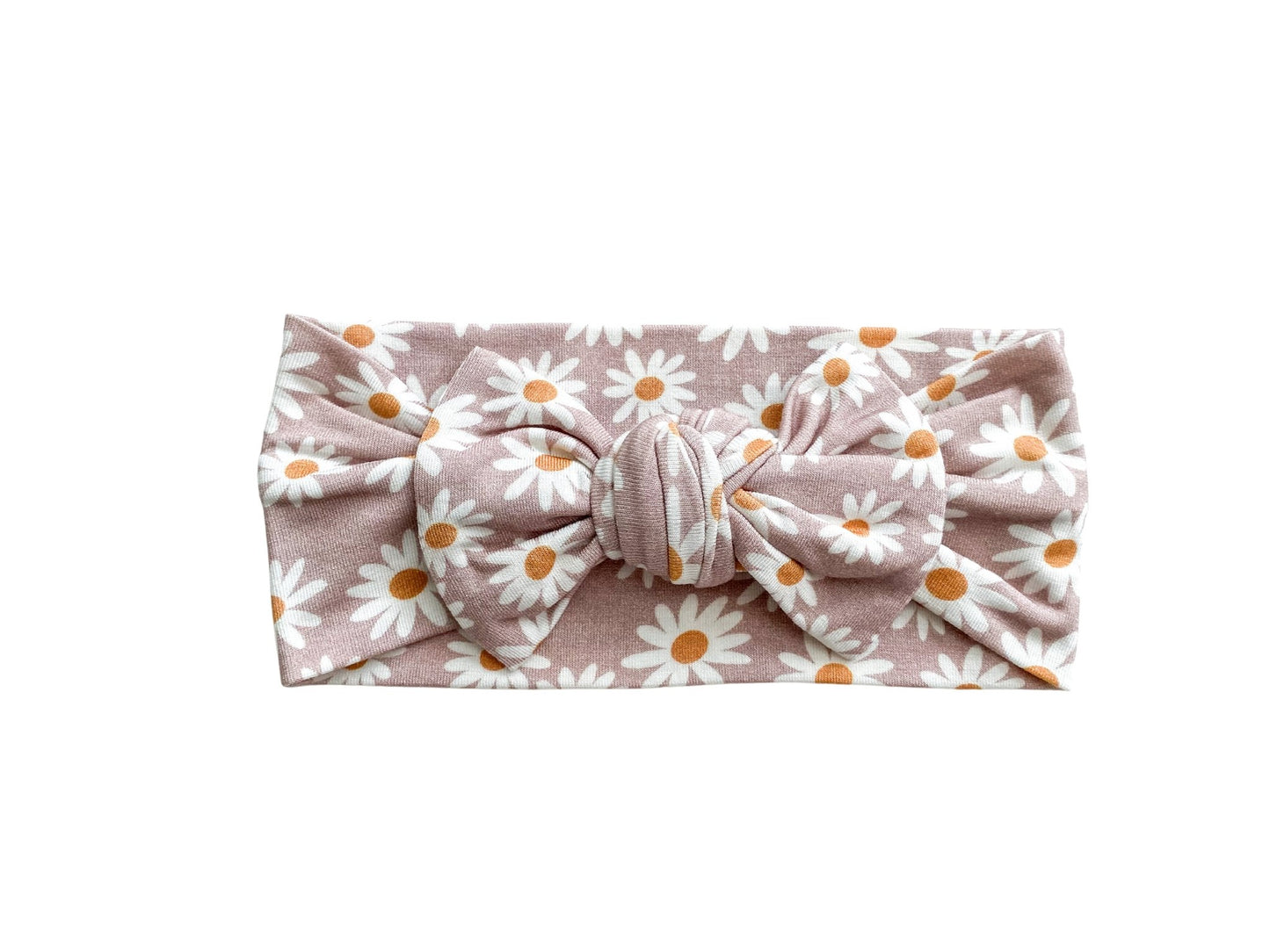 Dusty Daisy Bow Headband - Harp Angel Boutique