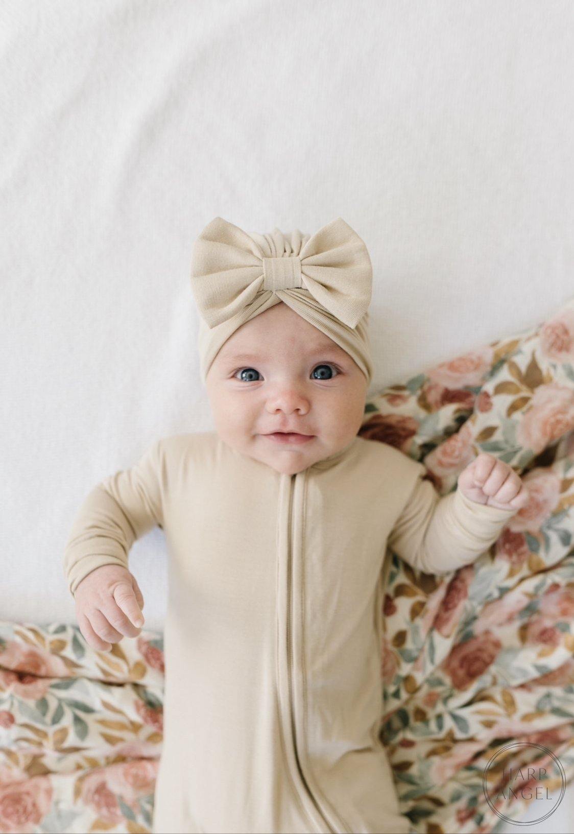 Dusty Pink Floral Muslin Swaddle Blanket - Harp Angel Boutique