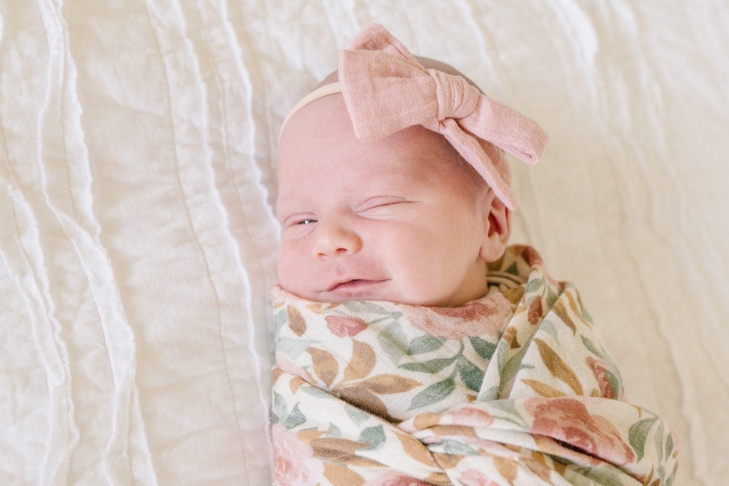 Dusty Pink Knot Bow Headband - Harp Angel Boutique