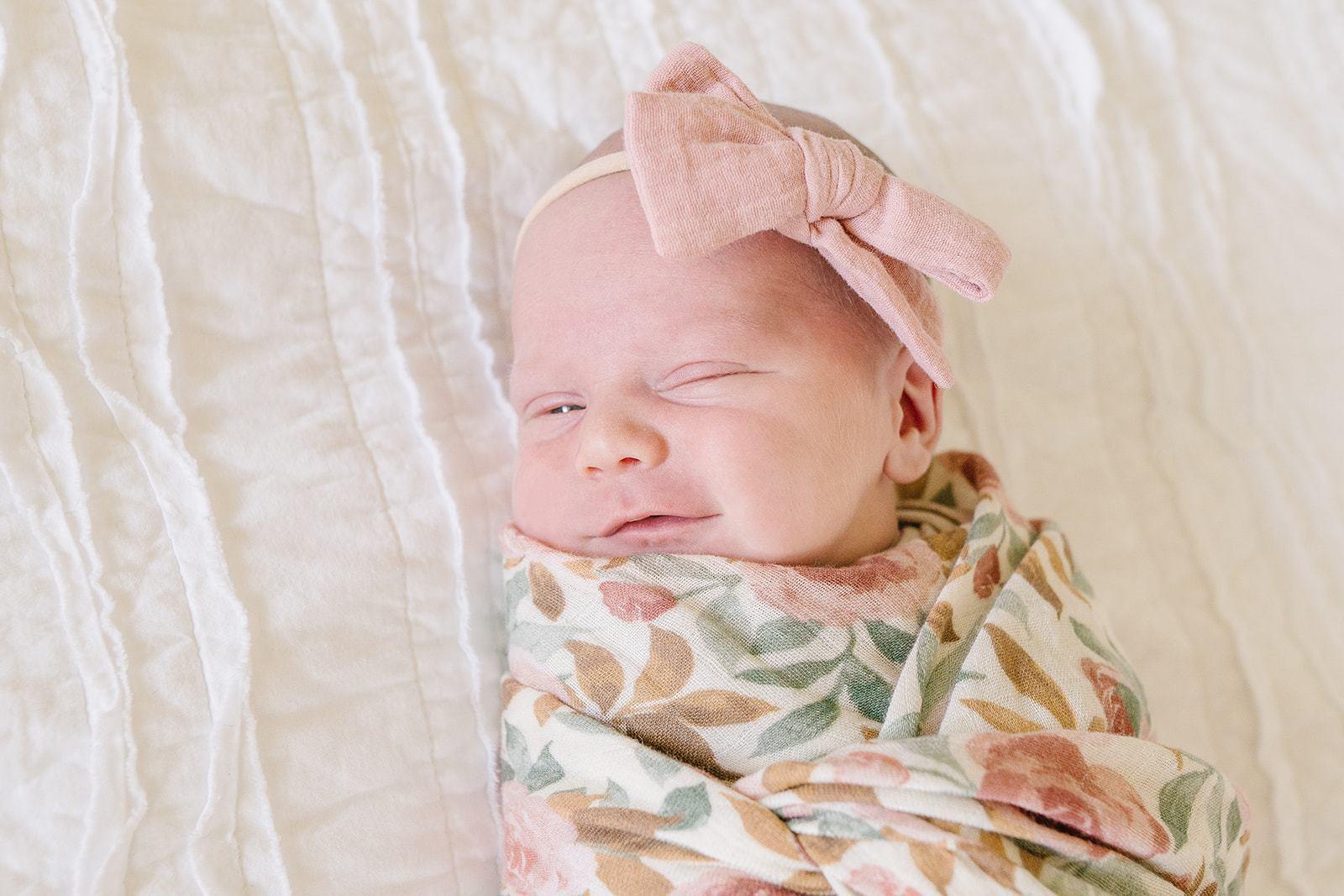 Dusty Pink Knot Bow Headband - Harp Angel Boutique