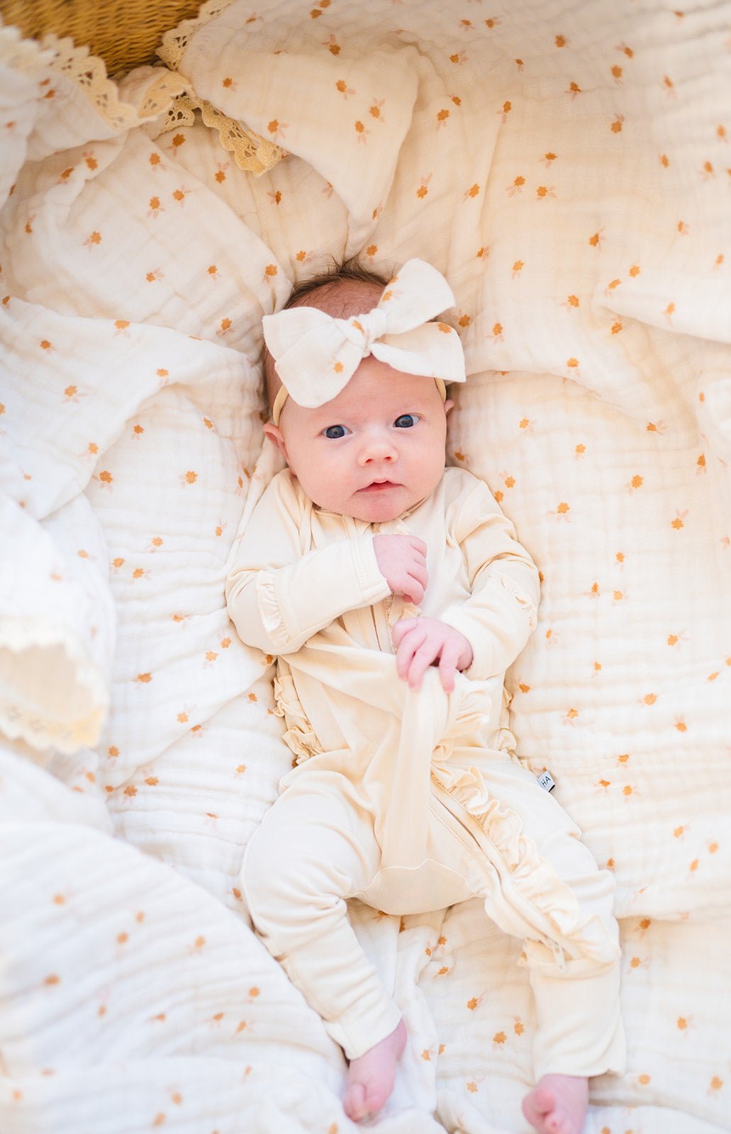 Fleur Knot Bow Headband - Harp Angel Boutique