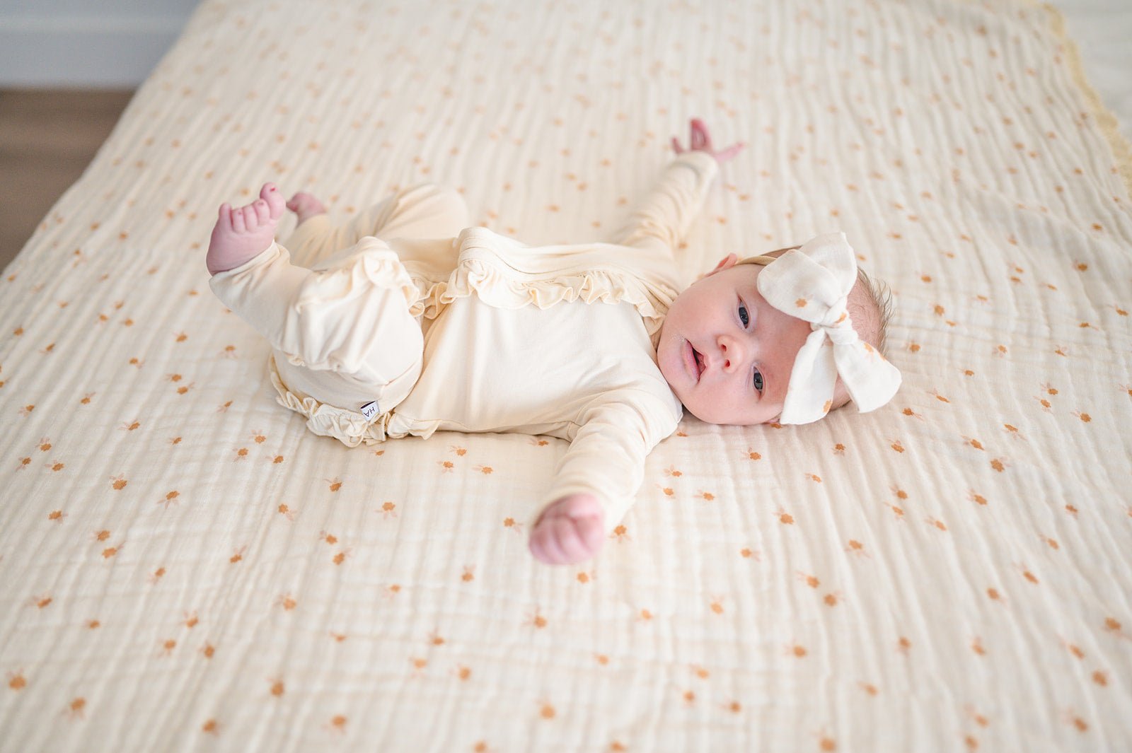 Fleur Knot Bow Headband - Harp Angel Boutique