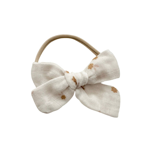 Fleur Knot Bow Headband - Harp Angel Boutique