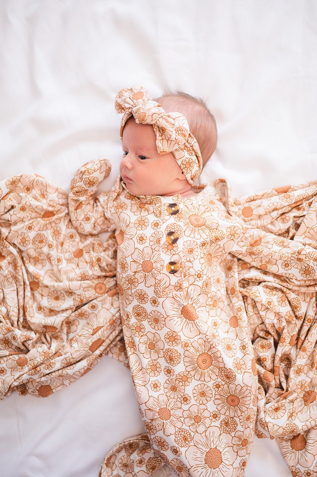 Flower Garden Bow Headband - Harp Angel Boutique