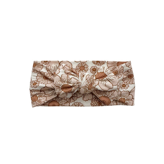 Flower Garden Bow Headband - Harp Angel Boutique