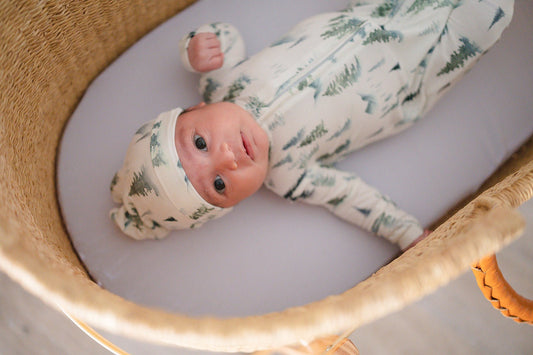 Knot Hat - Forest Green - Harp Angel Boutique