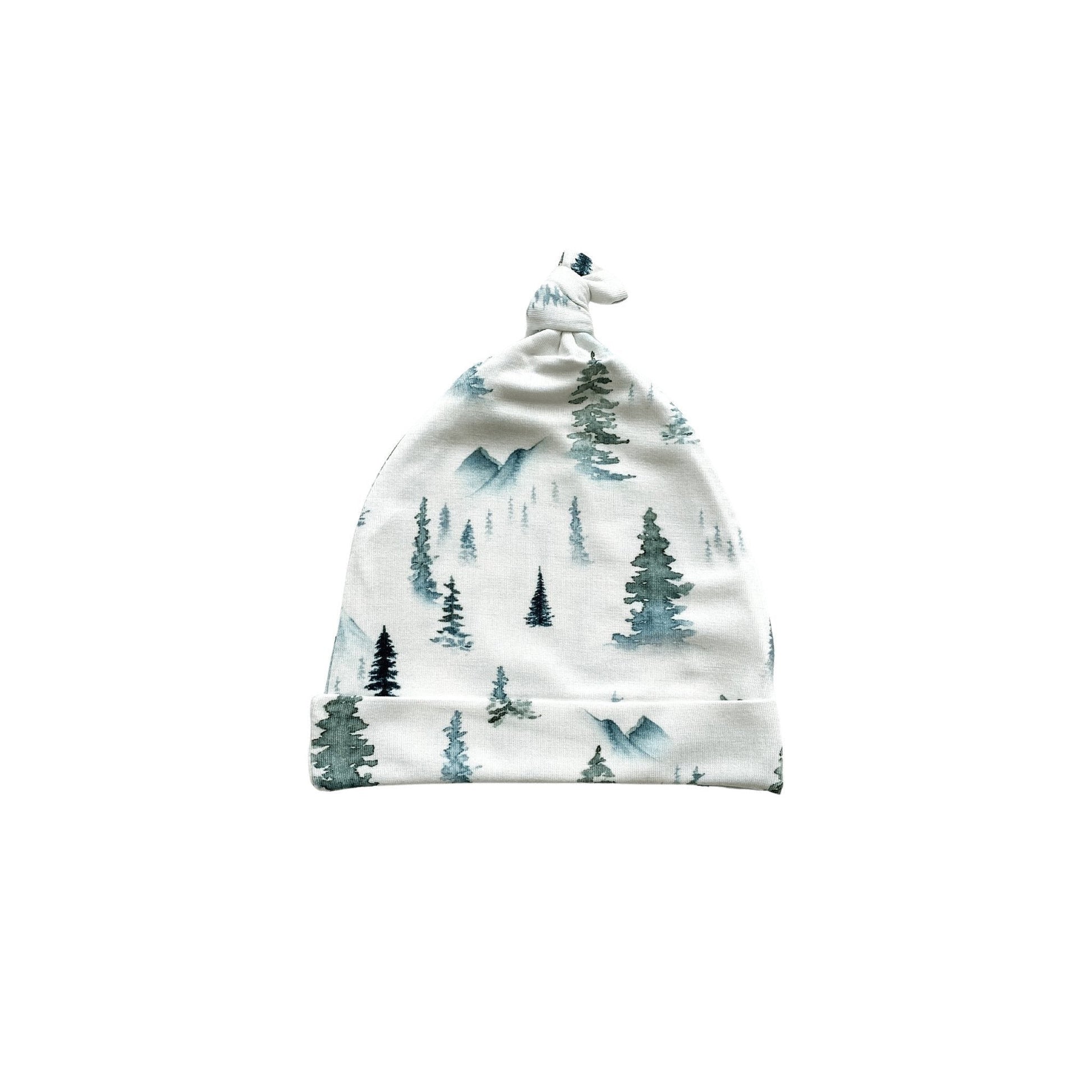 Knot Hat - Green Forest - Harp Angel Boutique