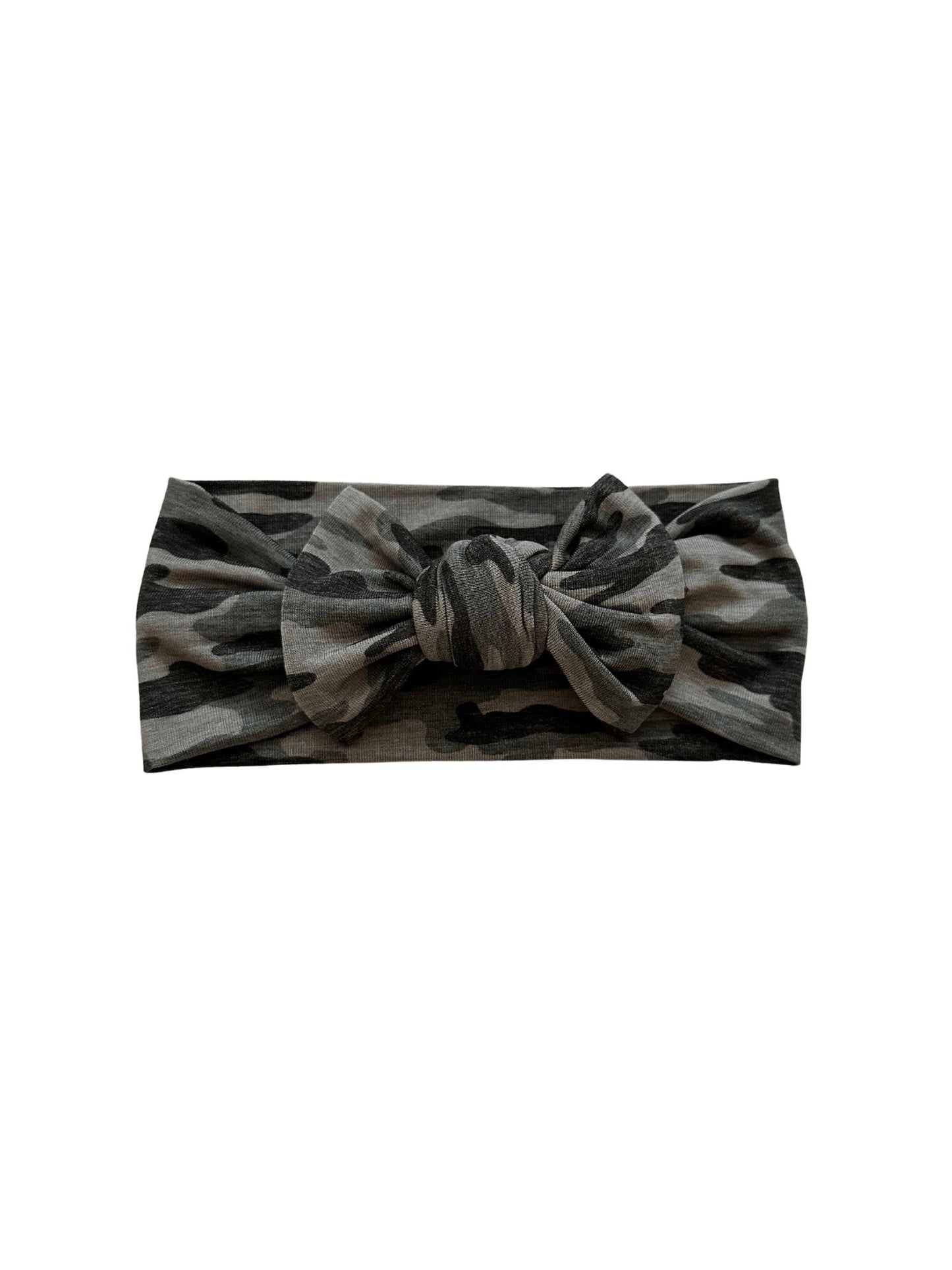 Knotted Baby Gown - Camo - Harp Angel Boutique