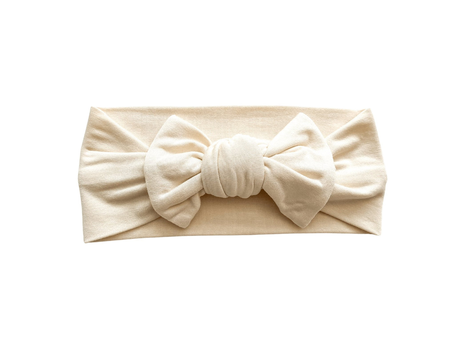 Knotted Baby Gown - Cream - Harp Angel Boutique