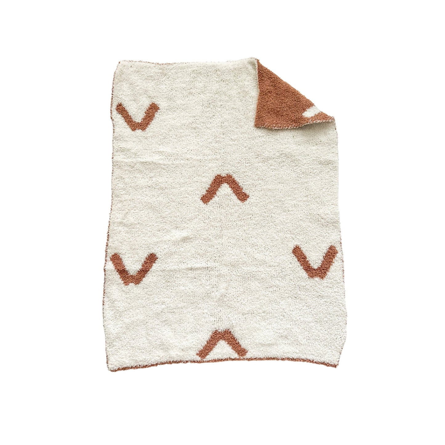 Mini Blanket - Arrow Caramel/Cream - Harp Angel Boutique