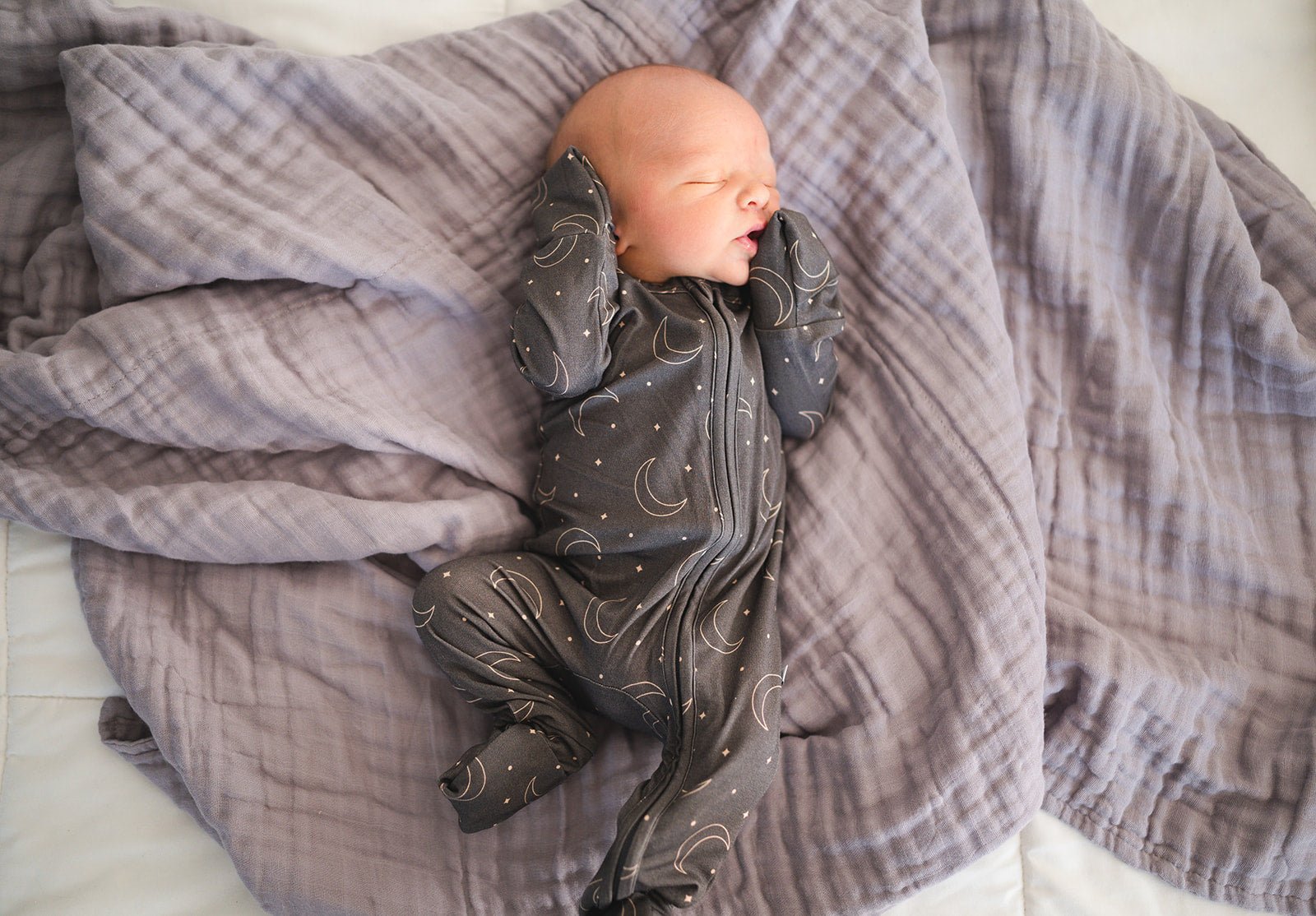 Muslin Quilt - Dusty Violet - Harp Angel Boutique