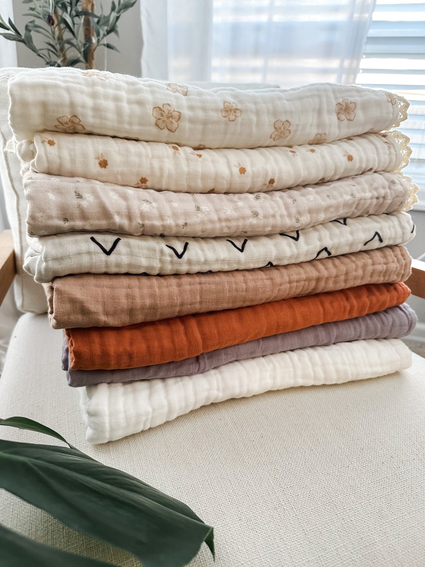 Muslin Quilt - Dusty Violet - Harp Angel Boutique