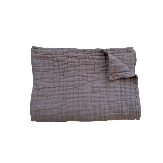 Muslin Quilt - Dusty Violet - Harp Angel Boutique