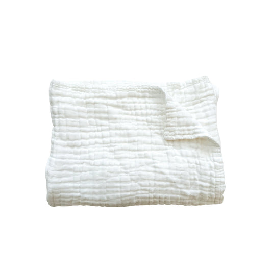 Muslin Quilt - White - Harp Angel Boutique