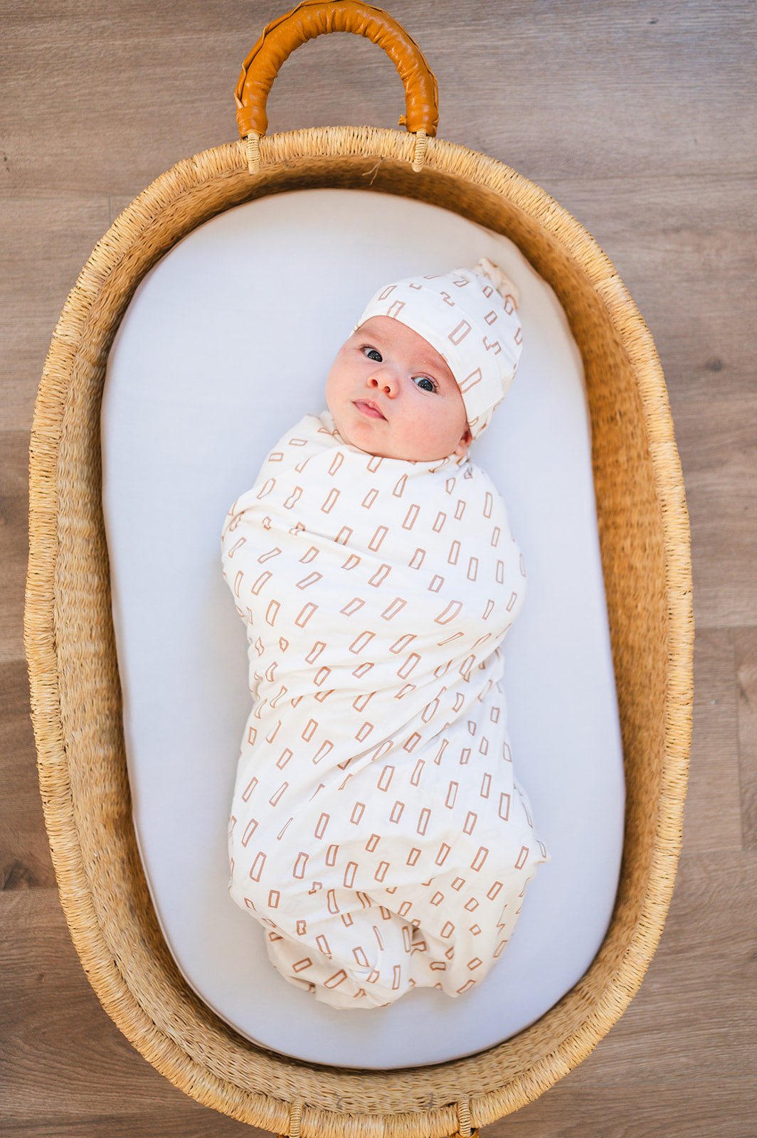 PRE-ORDER ** Bamboo Stretch Swaddle - Neutral Rectangle - Harp Angel Boutique