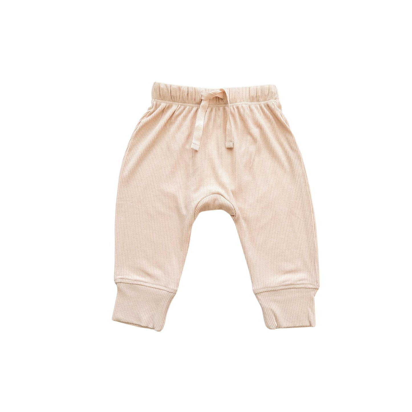 Ribbed Jogger Pants - Blush - Harp Angel Boutique