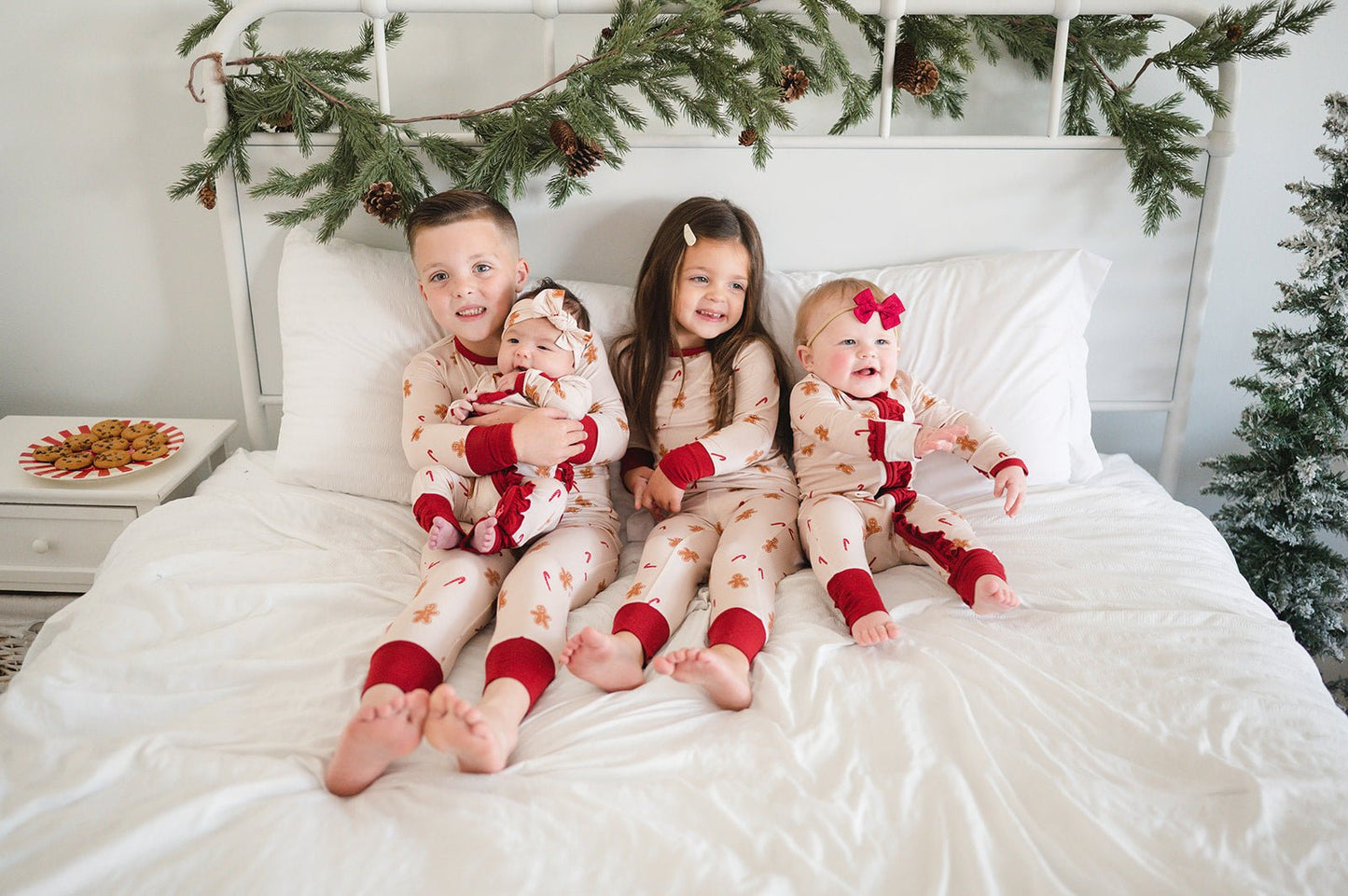 Two-Piece Pajama Set - Gingerbread - Harp Angel Boutique