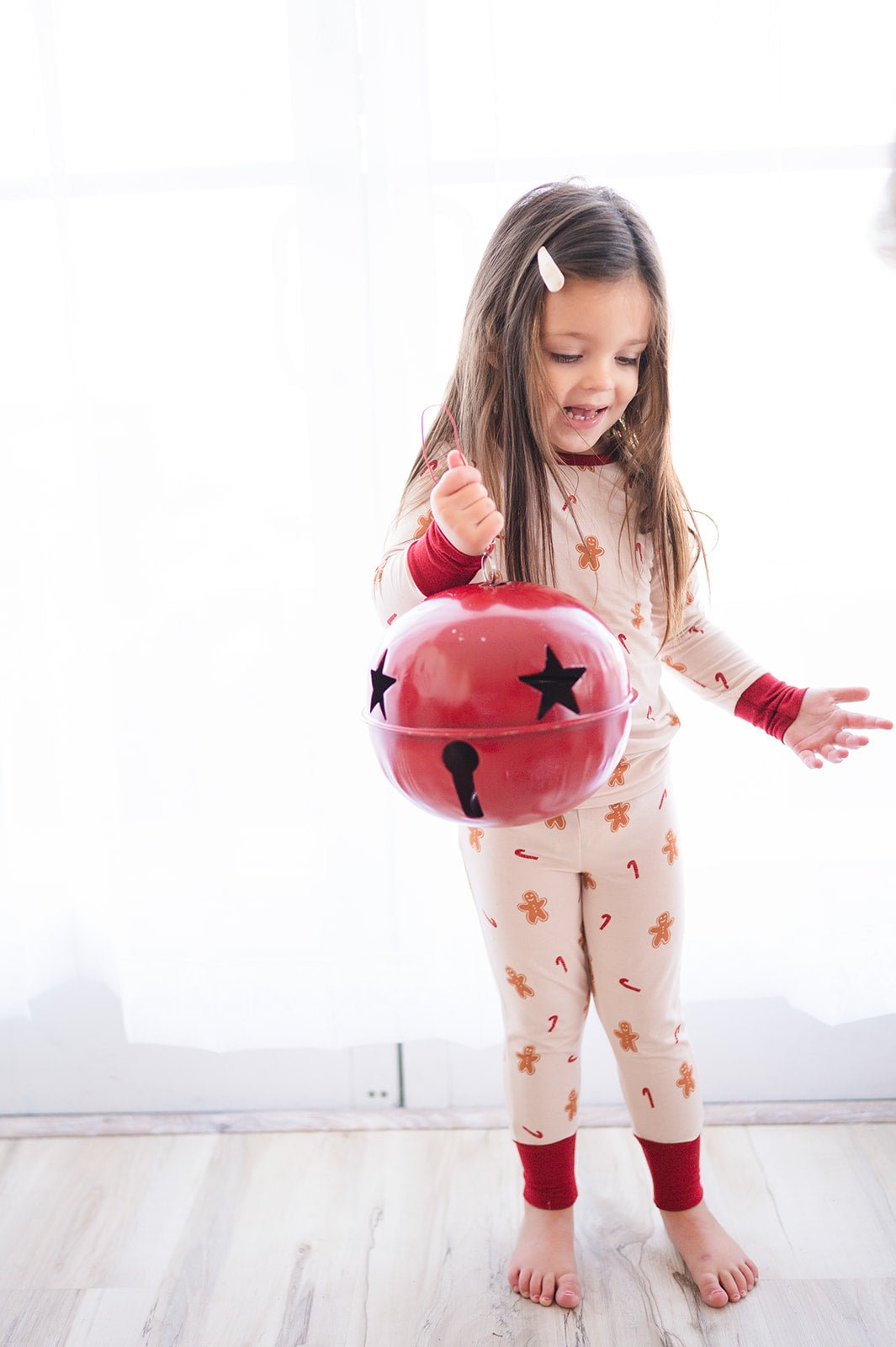 Two-Piece Pajama Set - Gingerbread - Harp Angel Boutique