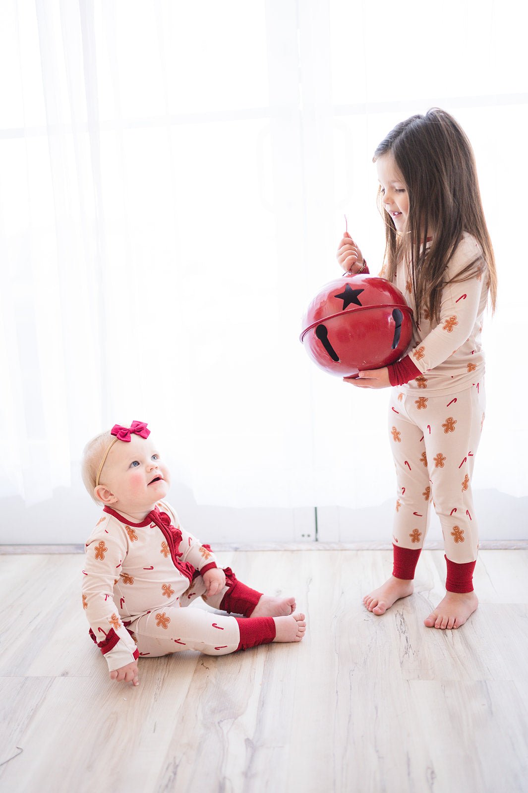 Two-Piece Pajama Set - Gingerbread - Harp Angel Boutique