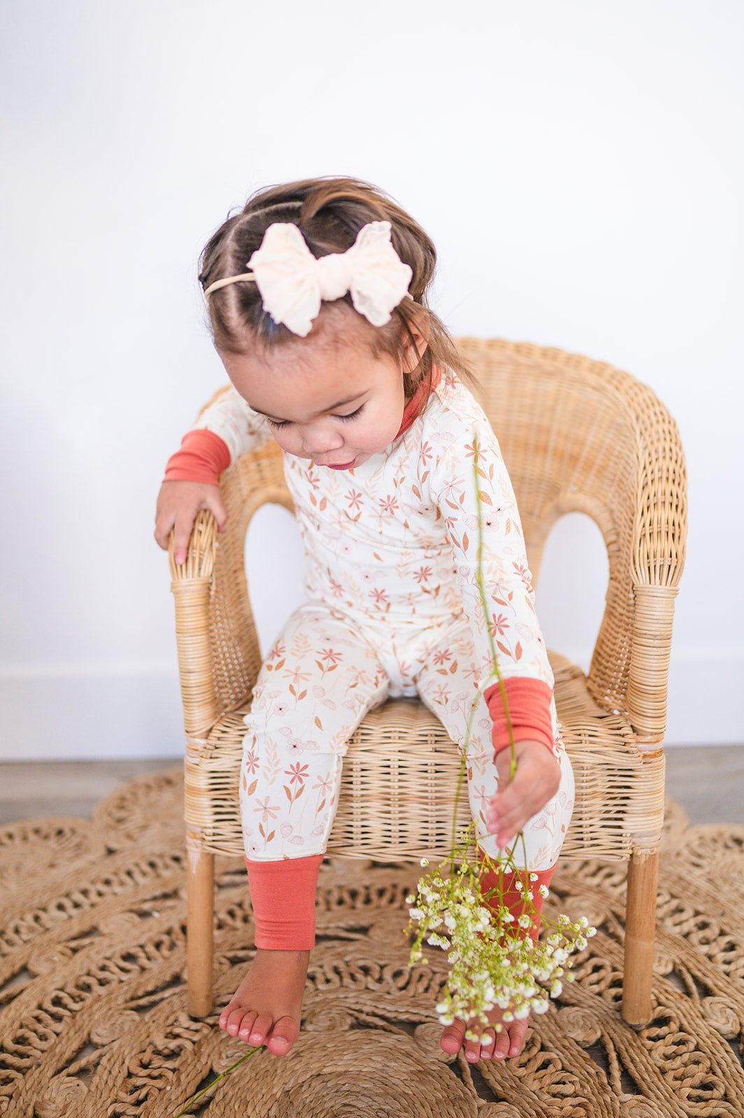 Two-Piece Pajama Set - Wildflower - Harp Angel Boutique