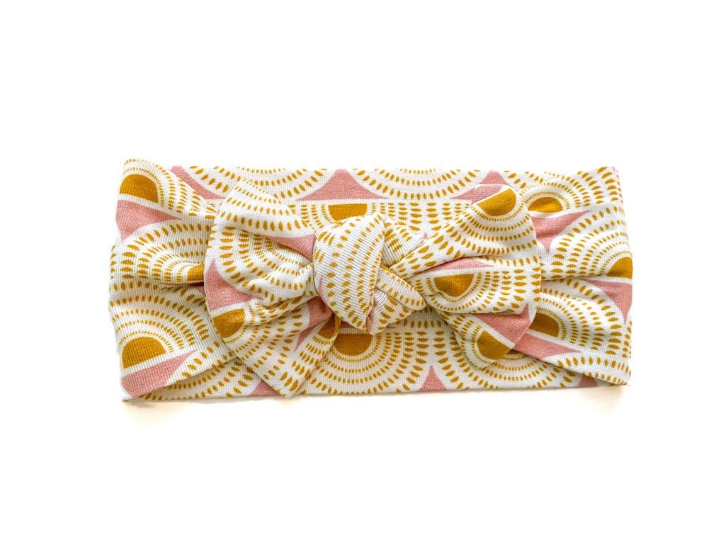 Vintage Sunshine Head Wrap Headband - Harp Angel Boutique