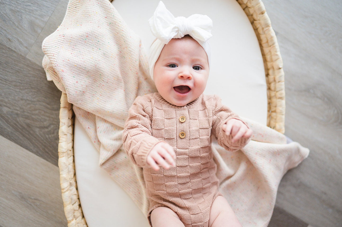 White Eyelet Head Wrap Headband - Harp Angel Boutique