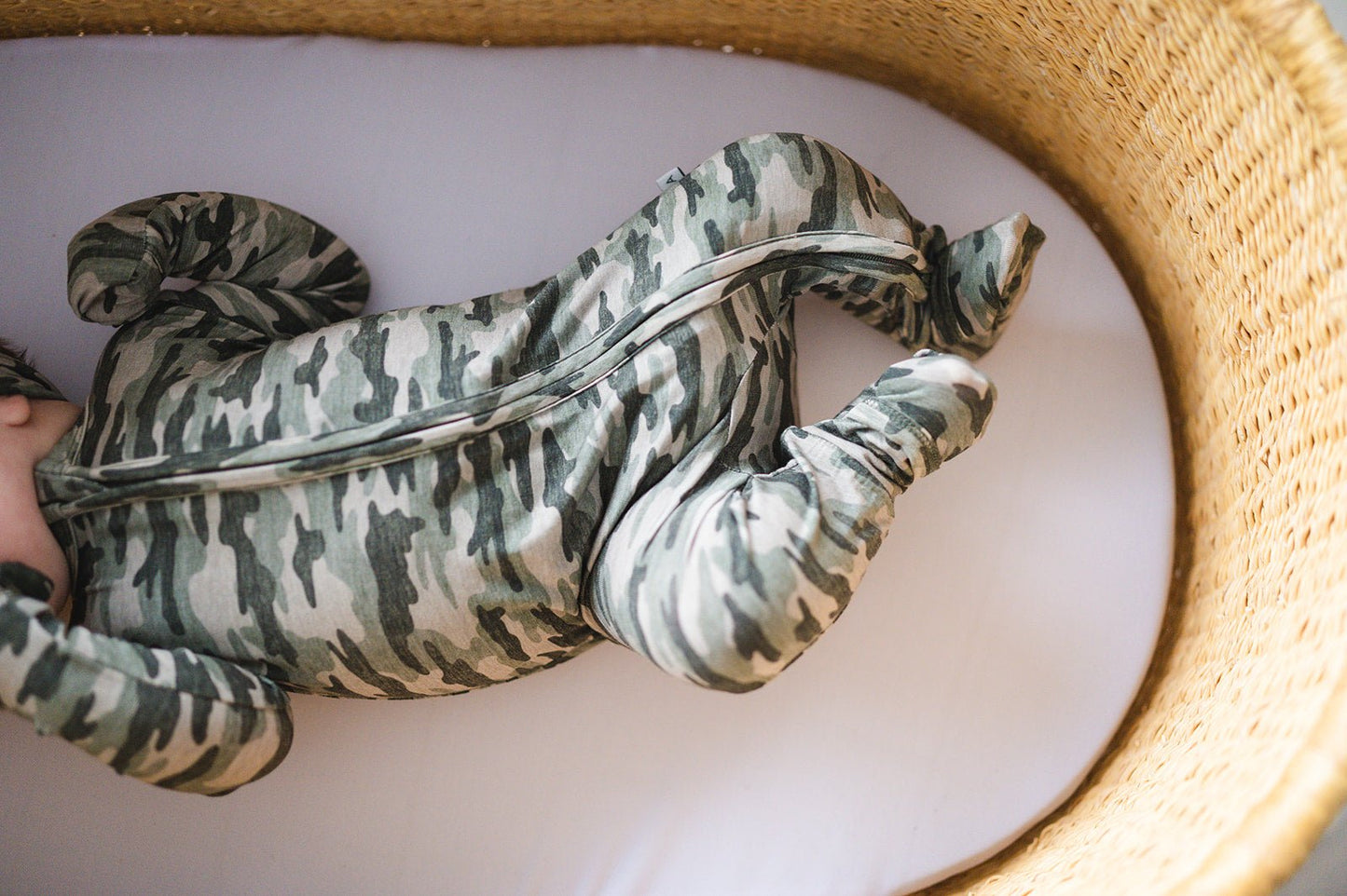 Zipper Romper - Camo - Harp Angel Boutique