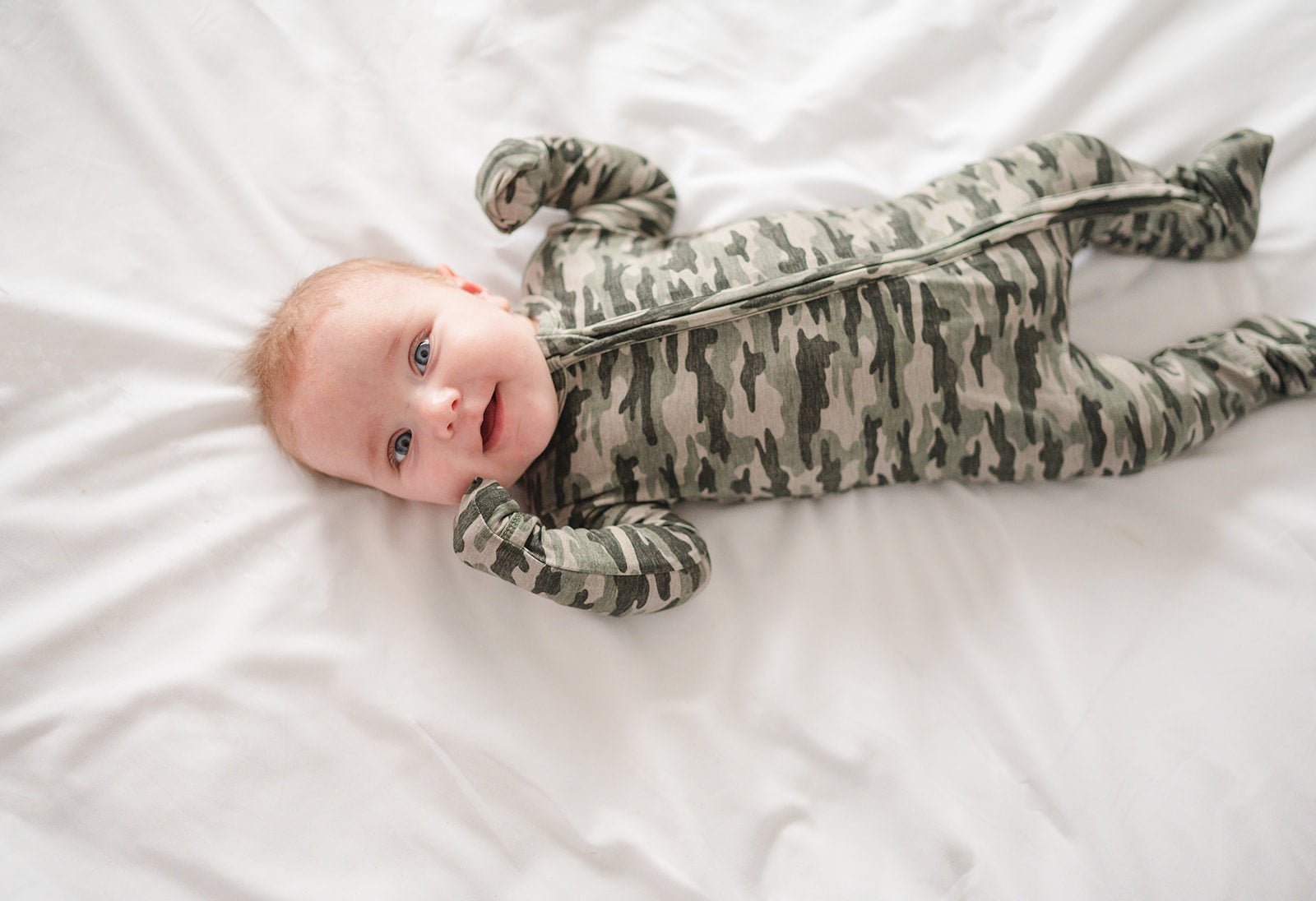 Zipper Romper - Camo - Harp Angel Boutique