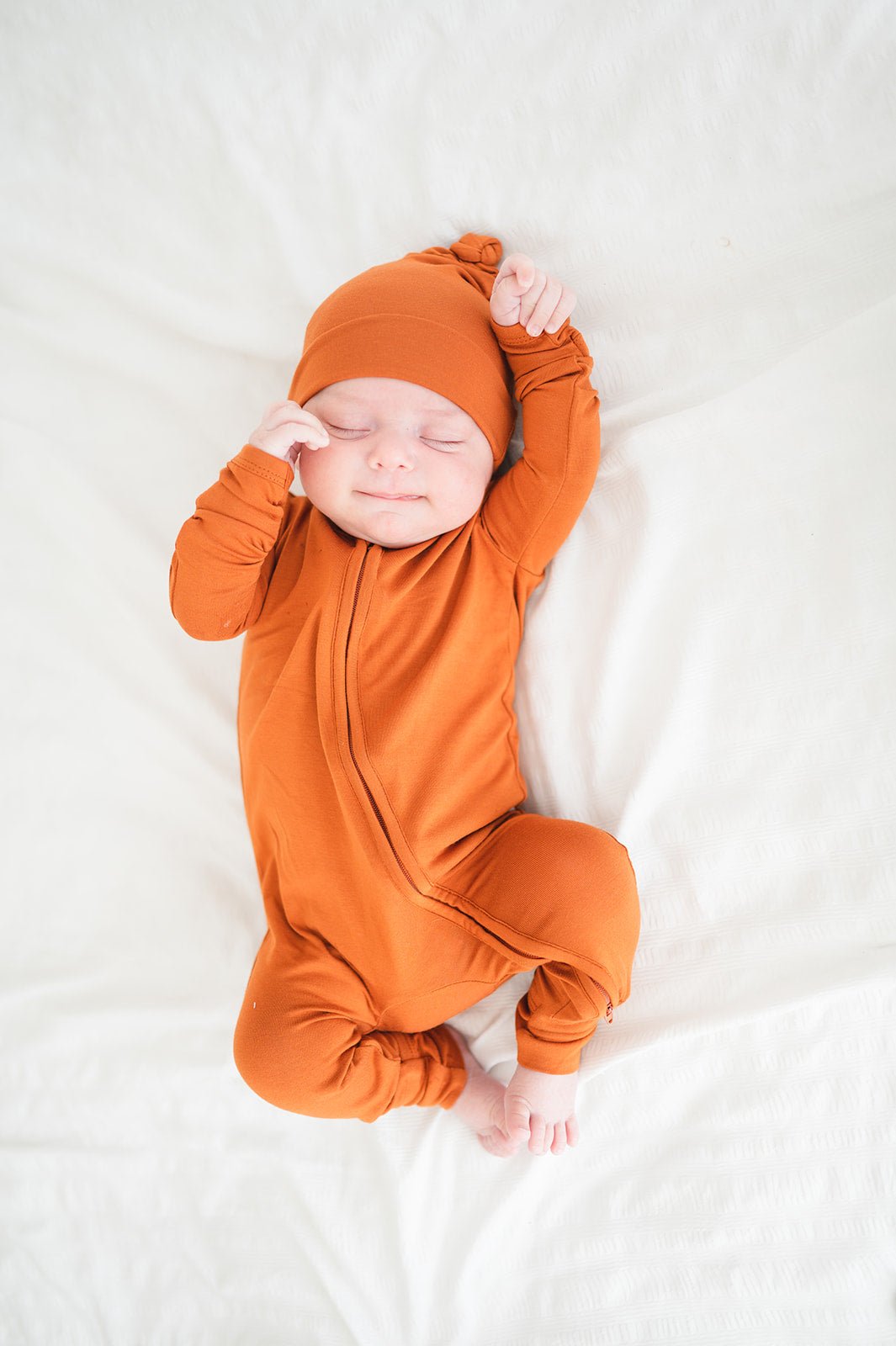 Zipper Romper - Cinnamon - Harp Angel Boutique
