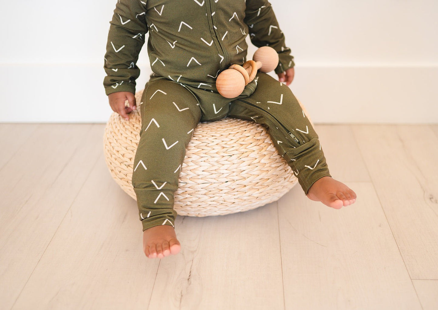 Zipper Romper - Green Arrow - Harp Angel Boutique