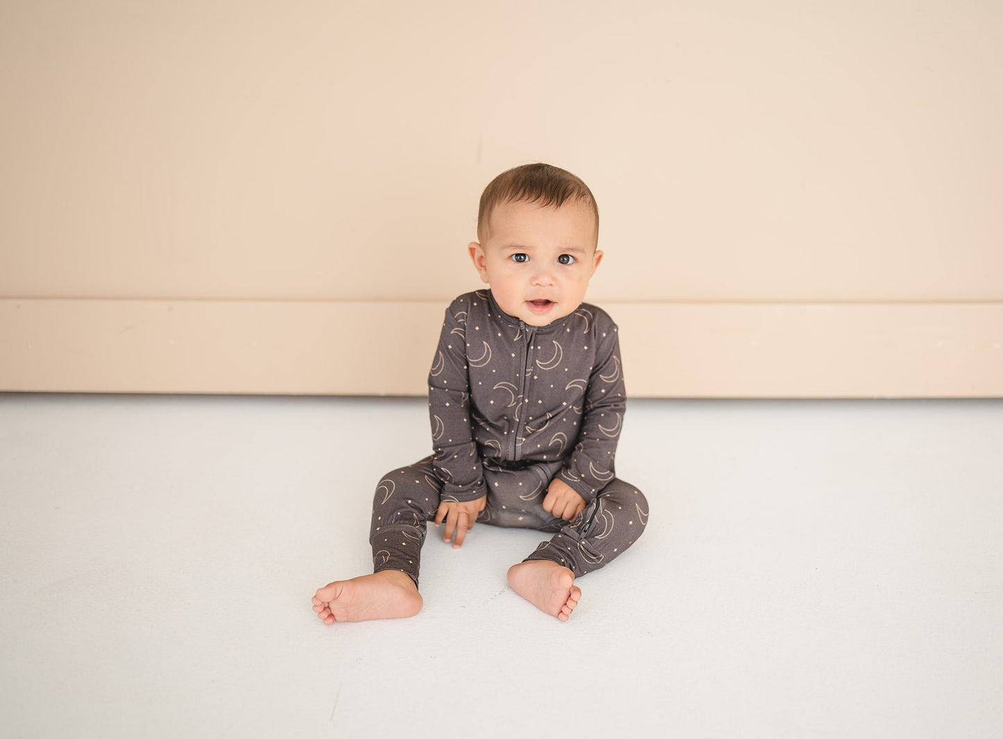 Zipper Romper - Midnight Moon - Harp Angel Boutique