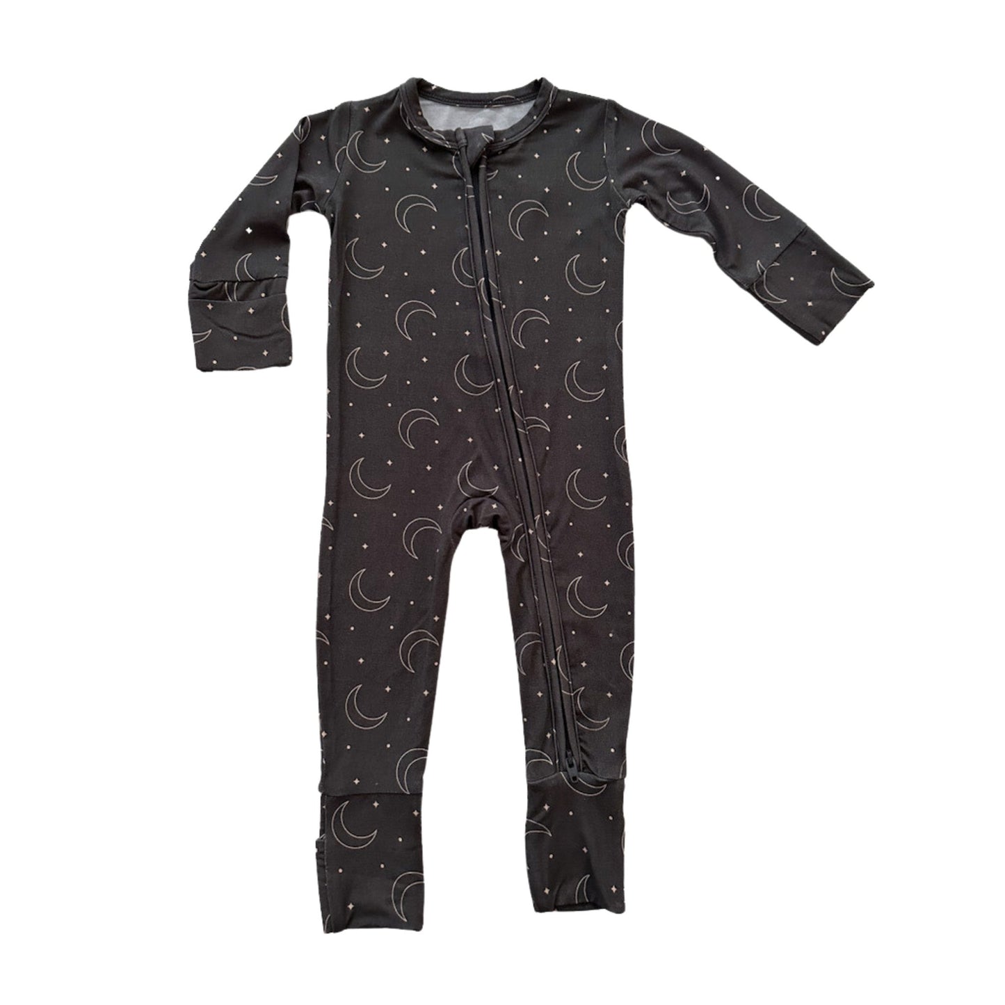 Zipper Romper - Midnight Moon - Harp Angel Boutique