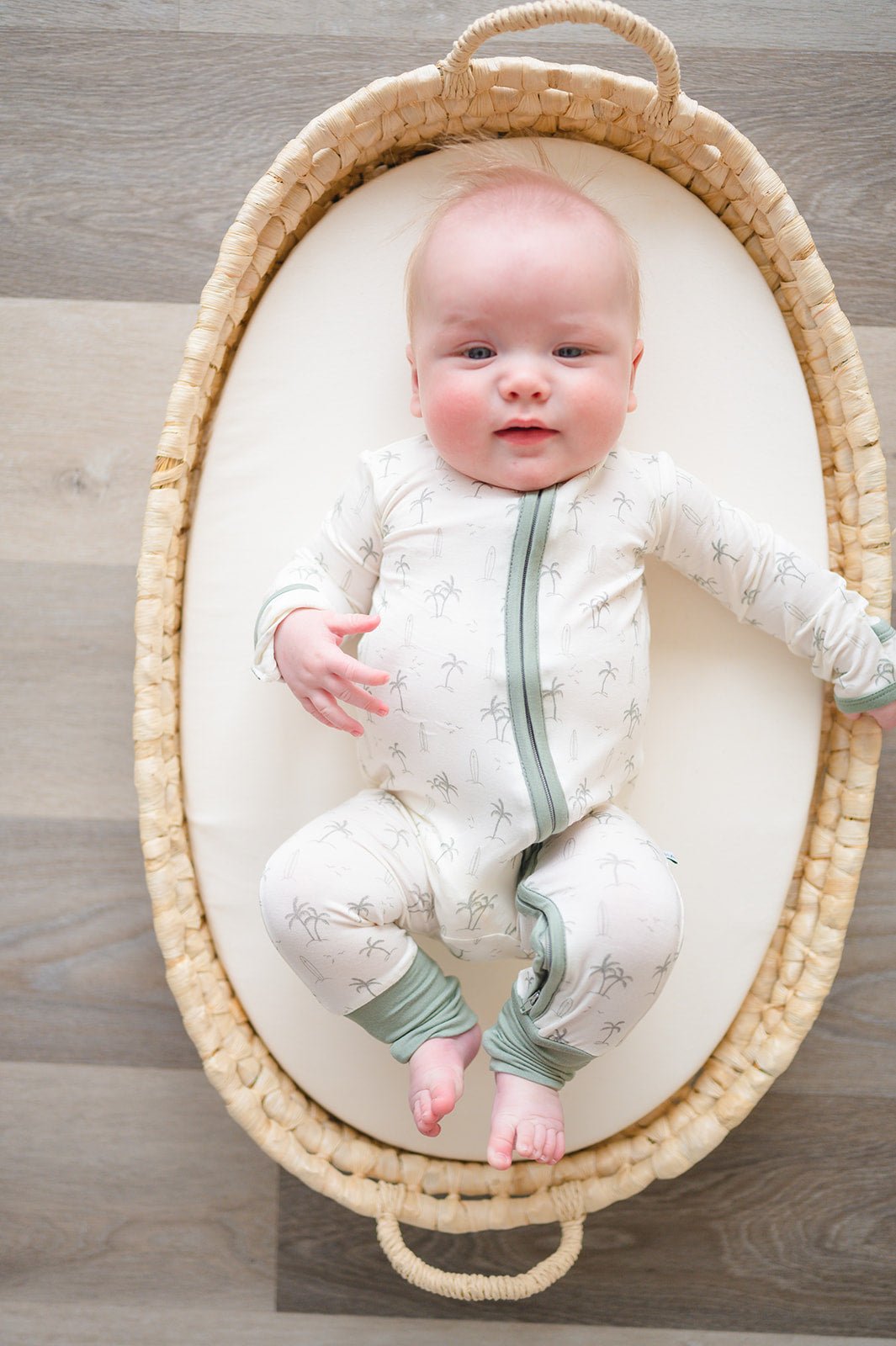 Zipper Romper - Palm Beach - Harp Angel Boutique