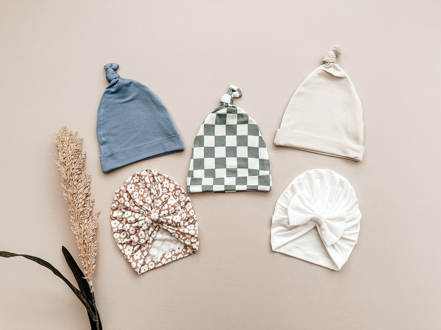 Soft bamboo baby hat from Harp Angel Boutique